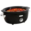 FRITEL Family slow cooker 5,5 litri 210W nero/cromo