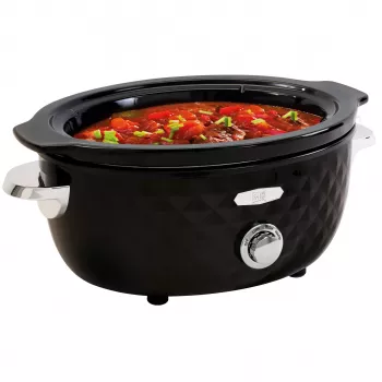 FRITEL Family slow cooker 5,5 litri 210W nero/cromo
