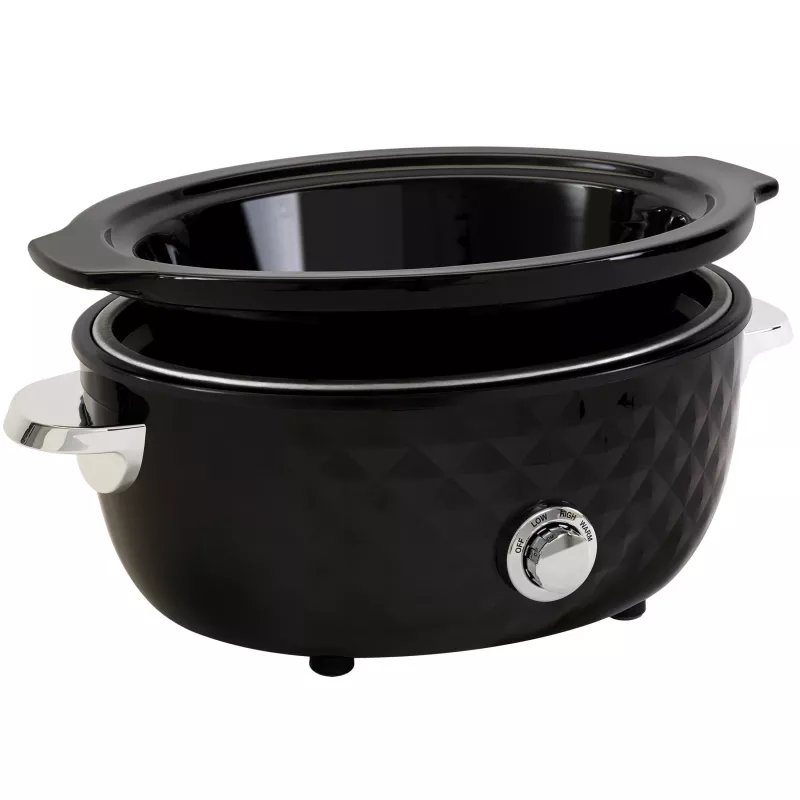 FRITEL Family slow cooker 5,5 litri 210W nero/cromo