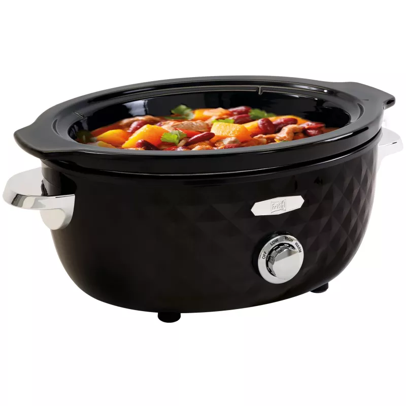 FRITEL Family slow cooker 3,3L 150W nero/cromo