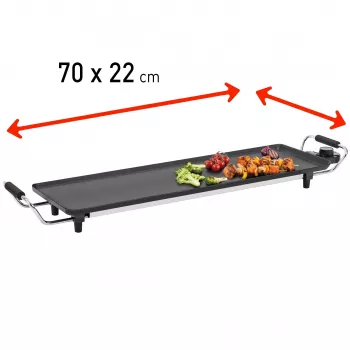 Fritel TY 1689 grill elettrico teppanyaki 1800 W piano di cottura in alluminio pressofuso