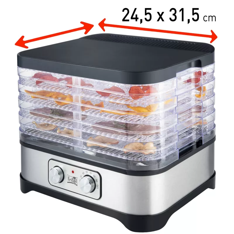 FRITEL Family essiccatore alimenti 250W argento/grigio