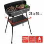 FRITEL Starter BBQ 2246 grill elettrico con supporto, 2200 W, nero