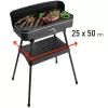 FRITEL Starter BBQ 2246 grill elettrico con supporto, 2200 W, nero