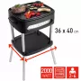 FRITEL Family BBQ 3256 grill elettrico BBQ rosso/nero