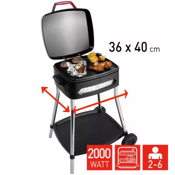 FRITEL Family BBQ 3278 grill elettrico rosso/nero