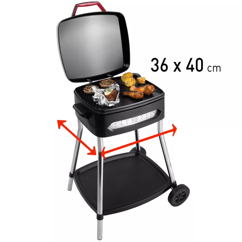 FRITEL Family BBQ 3278 grill elettrico rosso/nero