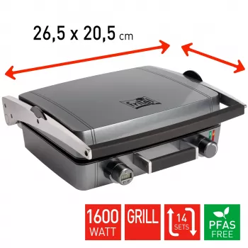 FRITEL WaffleTastic CW 3628 grill combinato antracite metallizzato