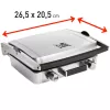 Fritel CW 3647 macchina per waffle 2 1600 W grigio, argento