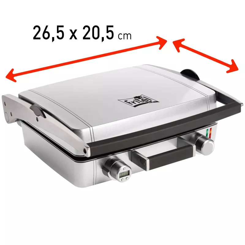 Fritel CW 3647 macchina per waffle 2 1600 W grigio, argento