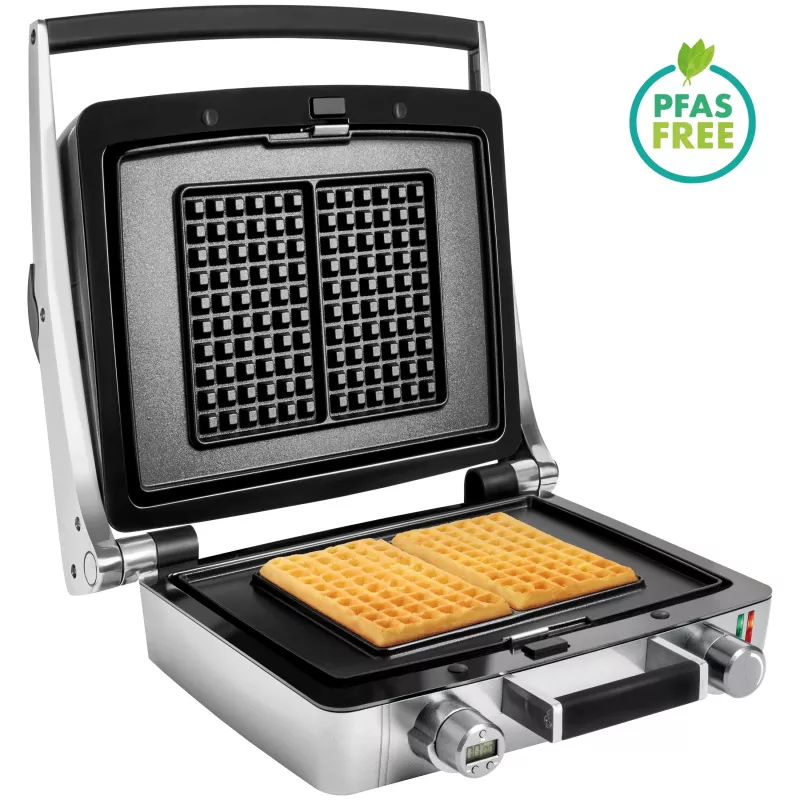Fritel CW 3647 macchina per waffle 2 1600 W grigio, argento