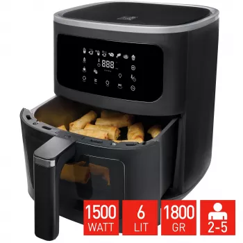 Fritel SnackTastic 7520 friggitrice ad aria 6L nero