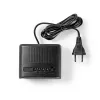 Nedis CLDK008BK sveglia digitale LED con funzione snooze, nera