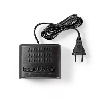 Nedis CLDK008BK sveglia digitale LED con funzione snooze, nera