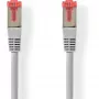 Nedis Cavo patch Cat6 S/FTP RJ45 5,00 m grigio rotondo PVC gancio
