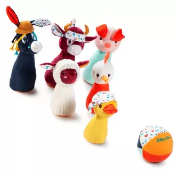 Lilliputiens set bowling della fattoria con palla sonora