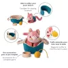 Lilliputiens Jeanne la gatta set peluche con cesta e accessori, 12m+