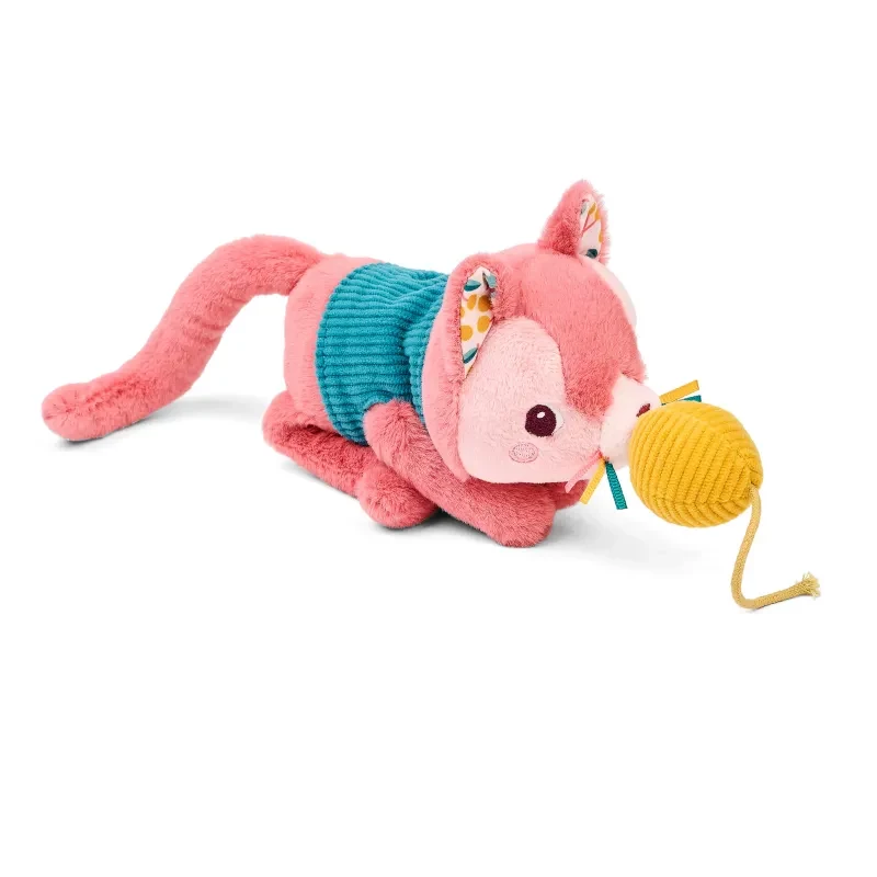 Lilliputiens Jeanne la gatta set peluche con cesta e accessori, 12m+