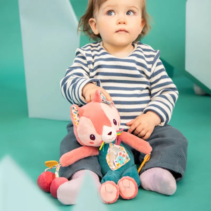 Lilliputiens Jeanne la gatta peluche attività multifunzionale 9m+