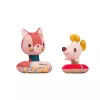 Lilliputiens set giochi da bagno Jeanne the Cat e Nina la topolina 6m+