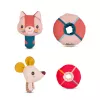 Lilliputiens set giochi da bagno Jeanne the Cat e Nina la topolina 6m+