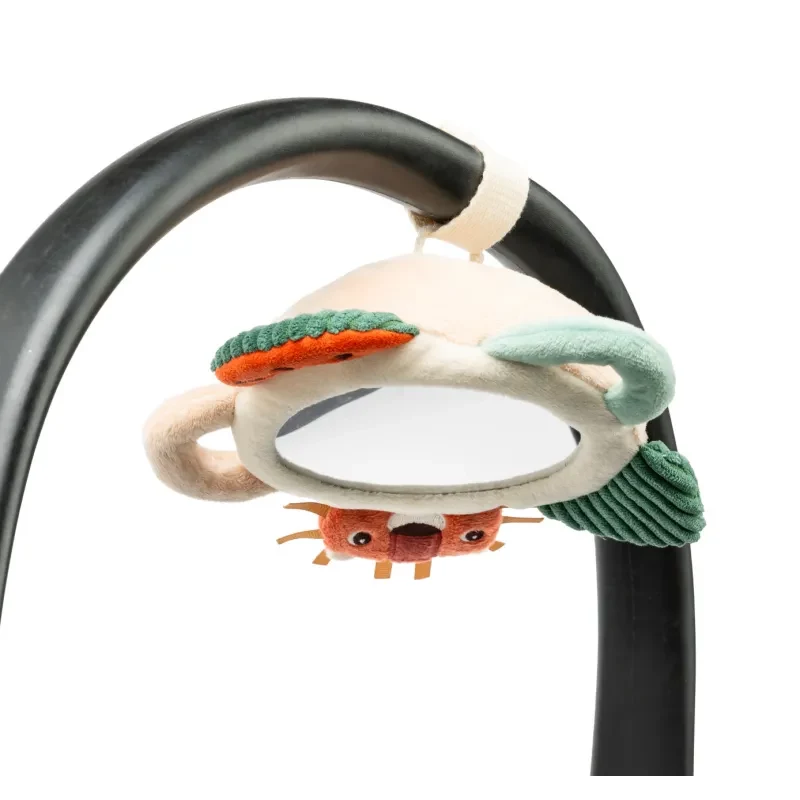 Lilliputiens Jack the Lion specchio attività sensoriale con maniglie, 3m+