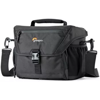Lowepro Nova 180 AW II borsa a tracolla per fotocamera DSLR/mirrorless con obiettivo, nero