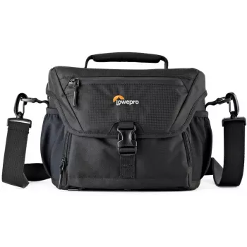 Lowepro Nova 180 AW II borsa a tracolla per fotocamera DSLR/mirrorless con obiettivo, nero