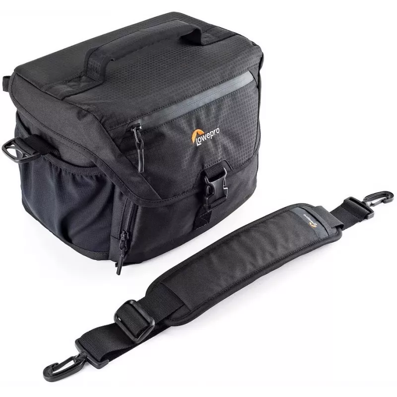 Lowepro Nova 180 AW II borsa a tracolla per fotocamera DSLR/mirrorless con obiettivo, nero