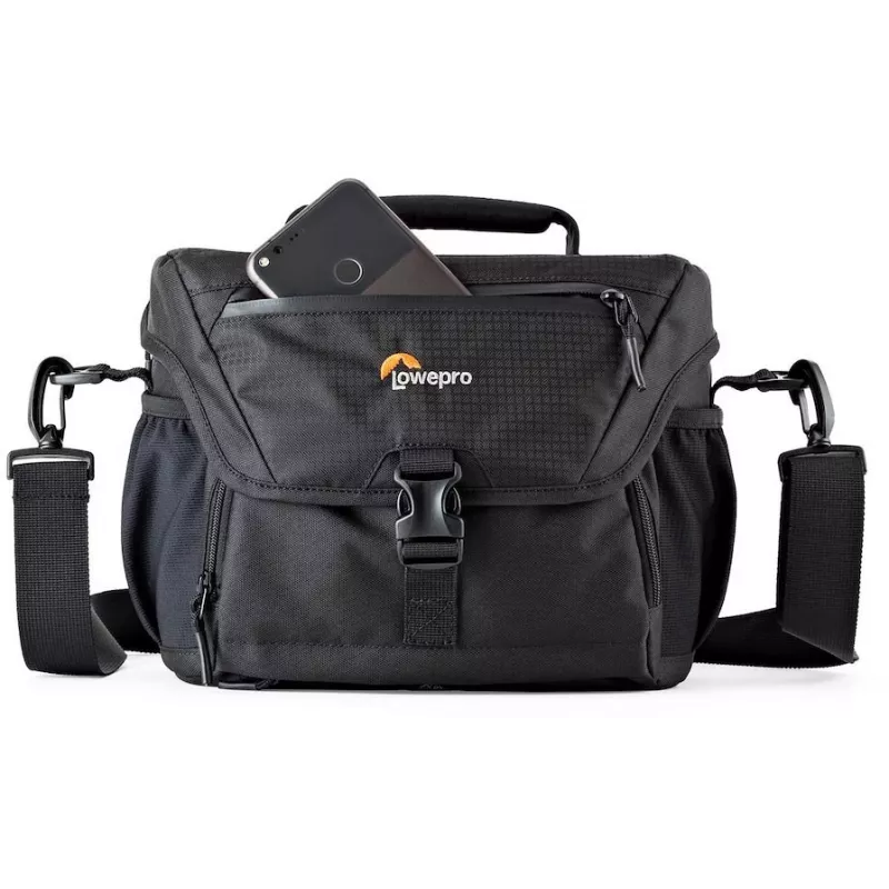 Lowepro Nova 180 AW II borsa a tracolla per fotocamera DSLR/mirrorless con obiettivo, nero