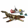 LEGO Jurassic World 76974 Missione sulla barca e modello Mosasaurus