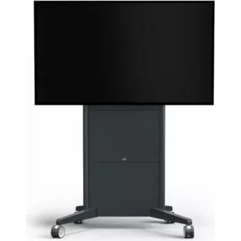 SMS Presence Carrello mobile motorizzato per display LCD/touchscreen, con serratura, grigio scuro, dimensione schermo fino a 213 cm (84 pollici) per max. 150 kg / fino a 249 cm (98 pollici) per max. 100 kg