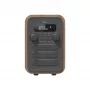 Denver DAB-48 radio DAB+ portatile grigio con cassa in legno