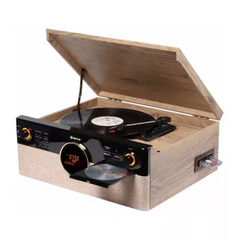 Denver MRD-180 music center retrò in legno DAB+/FM CD cassetta Bluetooth