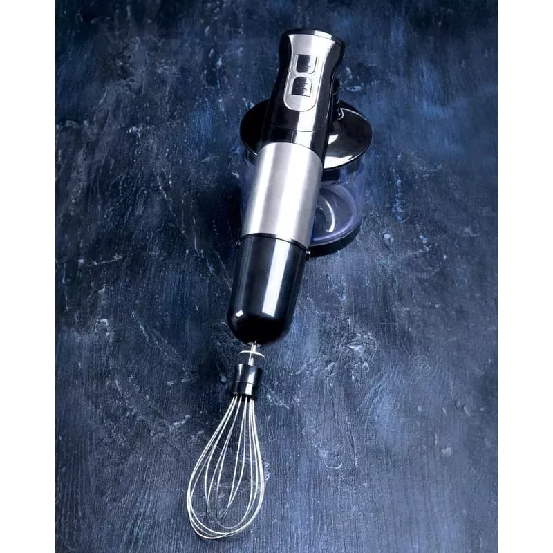 Gastronoma 18210001 Frullatore a immersione, 1000 W, nero/argento
