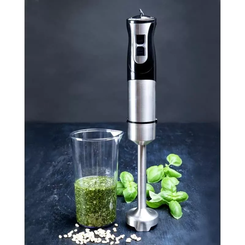 Gastronoma 18210001 Frullatore a immersione, 1000 W, nero/argento