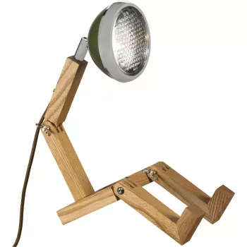 Piffany Mr. Wattson Mini lampada da tavolo Army Green