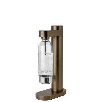 Stelton Brus Carbonator Dark Brown Metallic Gasatore per acqua frizzante