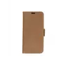 dbramante1928 Copenhagen flip case per Apple iPhone 12 e 12 Pro - pelle pieno fiore - Tan