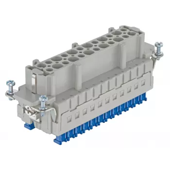 HARTING Han E® ES Press inserto industriale, femmina, 24 contatti, 16A, 500V