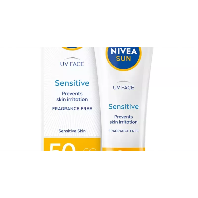 NIVEA Sun Sensitive Crema solare viso SPF50 50 ml