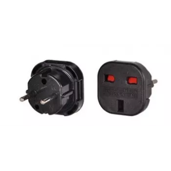 iLike Adattatore caricatore UK/EU nero