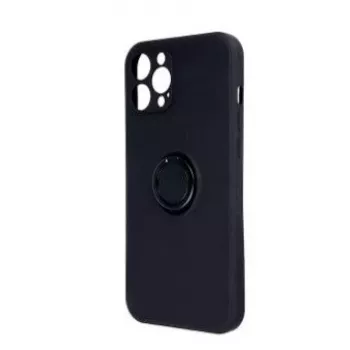 iLike Samsung Galaxy A14 4G / A14 5G Custodia con anello Finger Grip nera
