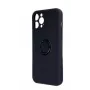 iLike Samsung Galaxy A14 4G / A14 5G Custodia con anello Finger Grip nera