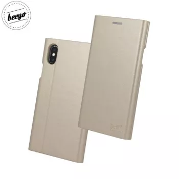 Beeyo Samsung Galaxy S8 G950 Book Grande Case oro