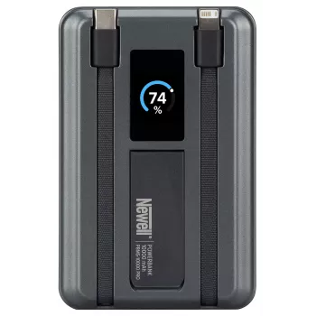 Powerbank Newell MS-10000 Pro MagSafe 10000 mAh Lightning, USB-C - grigio
