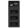 Caricabatterie a tre canali Newell CD-USB-C per Canon LP-E17