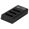 Caricabatterie a tre canali Newell CD-USB-C per Canon LP-E17