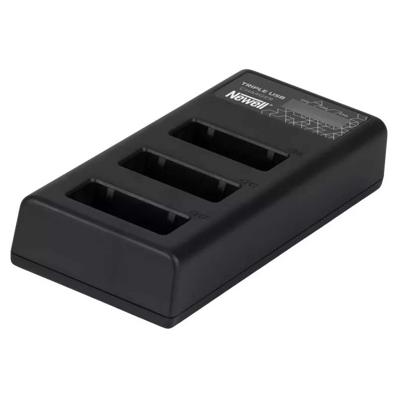 Caricabatterie a tre canali Newell CD-USB-C per Canon LP-E17