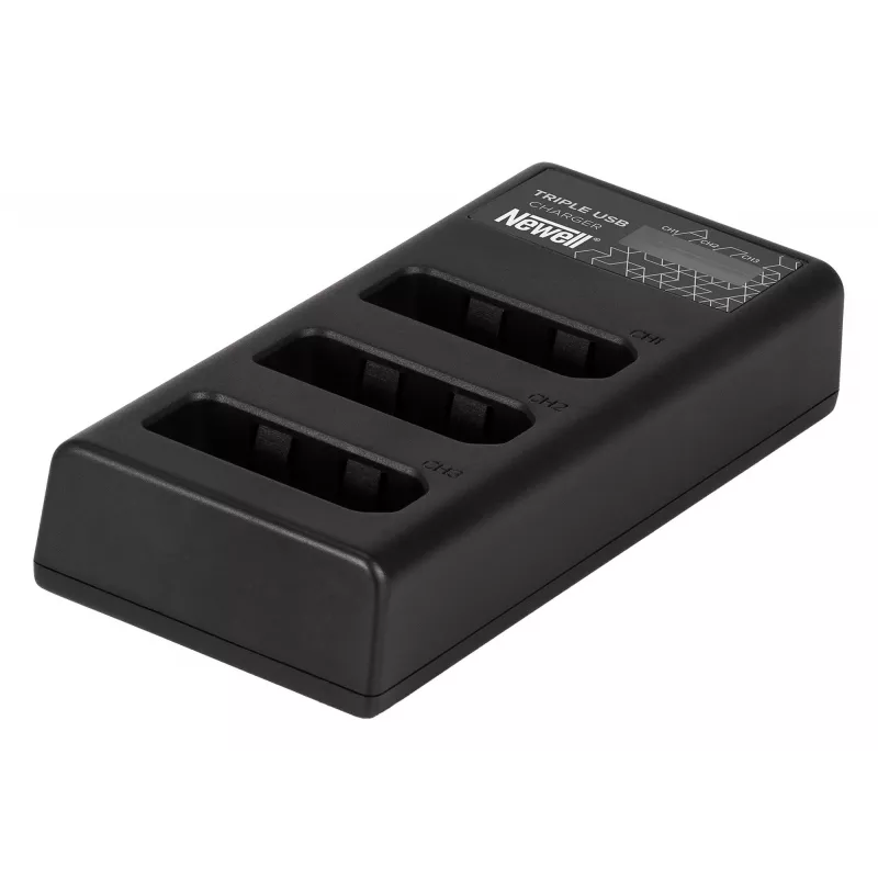 Caricabatterie a 3 canali Newell CD-USB-C per Nikon EN-EL14